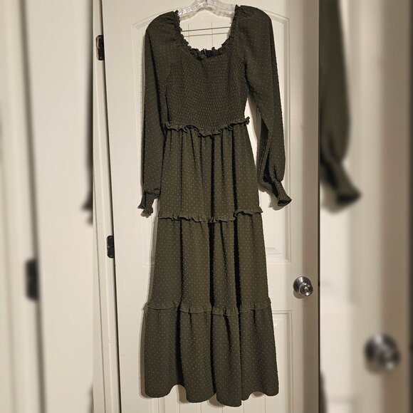 PrettyGarden Dresses & Skirts - Pretty Garden Women's Smocked Maxi Dress with Pockets